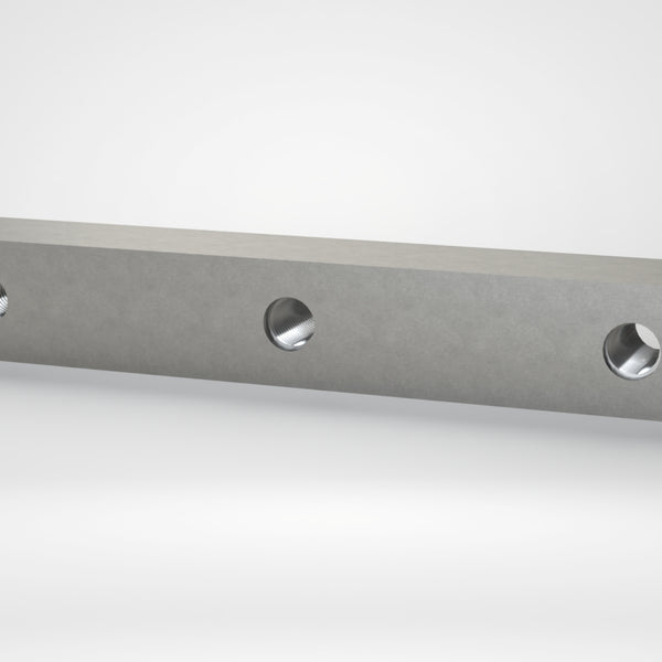 Statormesser 210x30x28, 3x Gewinde M12, 90° Schneidkanten