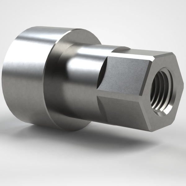 Threaded sleeve length 83, S24x3 internal thread, Ø55/Ø30, AF36