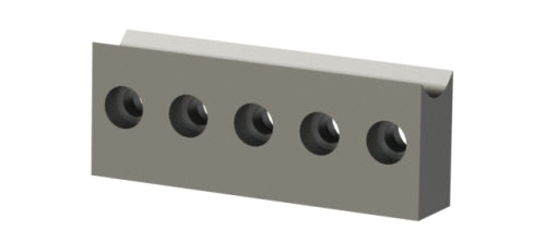Rotormesser mit Hohlkehle, 320x120x62, 2x Fase 45°, 5x Befestigungsloch Ø33/22