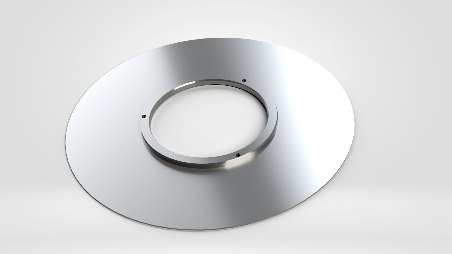 Laserfilter Ø365x1,5 mm, gehärtet, Lochung Ø130/150µm, 3 Befestigungslöcher, durchlässige Fläche ca. 7%