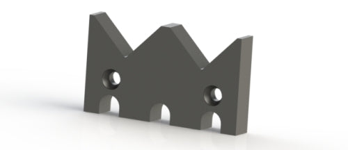 Gegenmesser 345x196x47, hoch schlagzäh, wendbar, Lindner ID: 31272-6