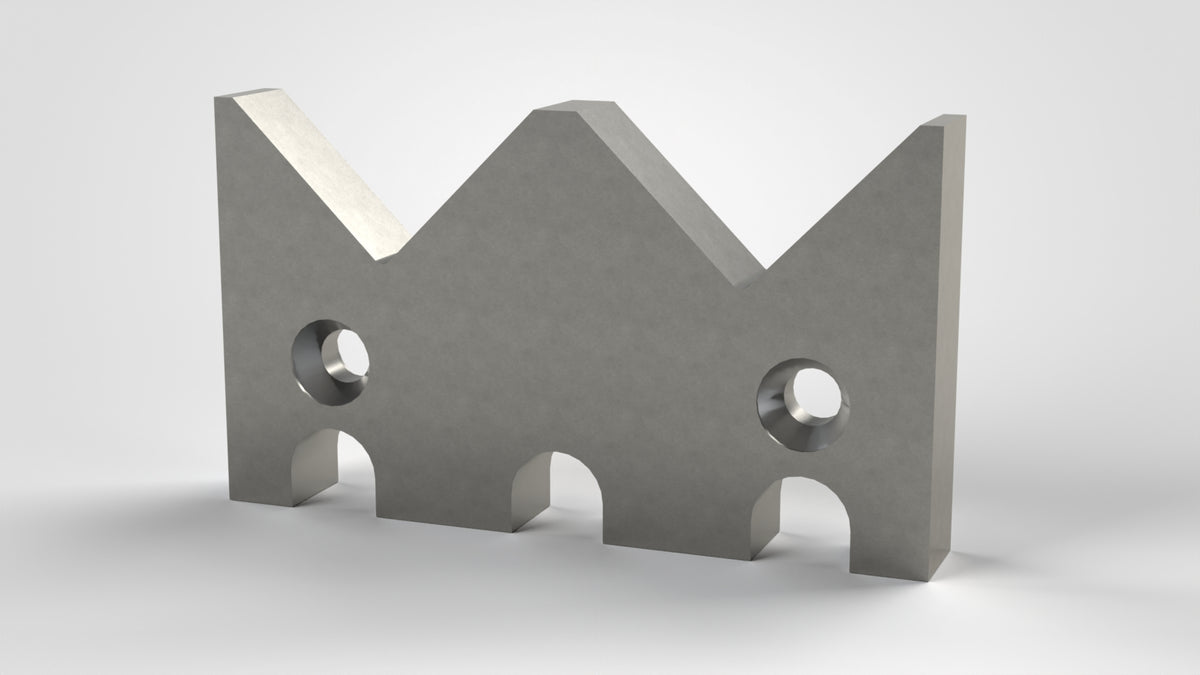 Gegenmesser 345x196x47, hoch schlagzäh, wendbar, Lindner ID: 31272-6