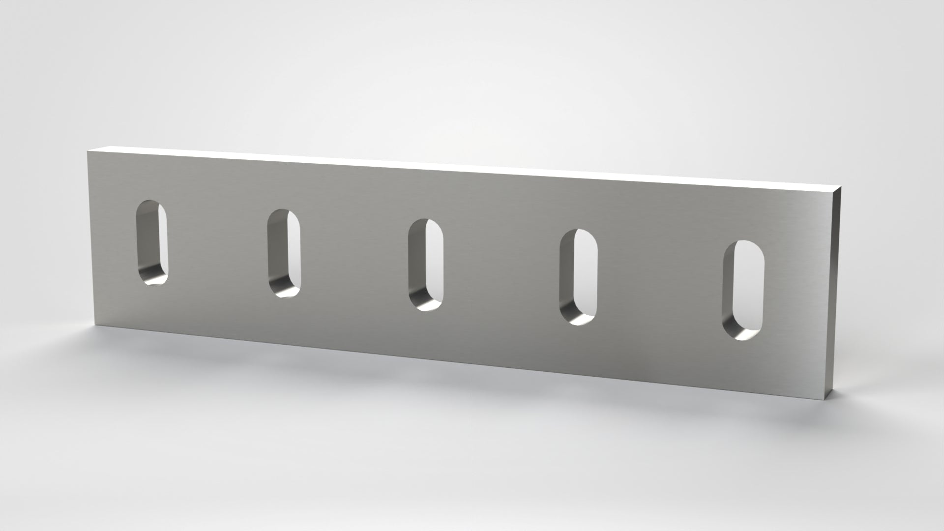 Gegenmesser 498x120x27, 5x Langloch 59x24, 90° Schneide, Lindner ID: 214731