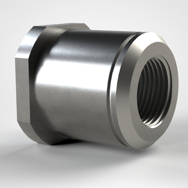 Threaded Sleeve S40x3 for adjusting screw, with special thread and undercut for sealing ring, Lindner ID: 41602