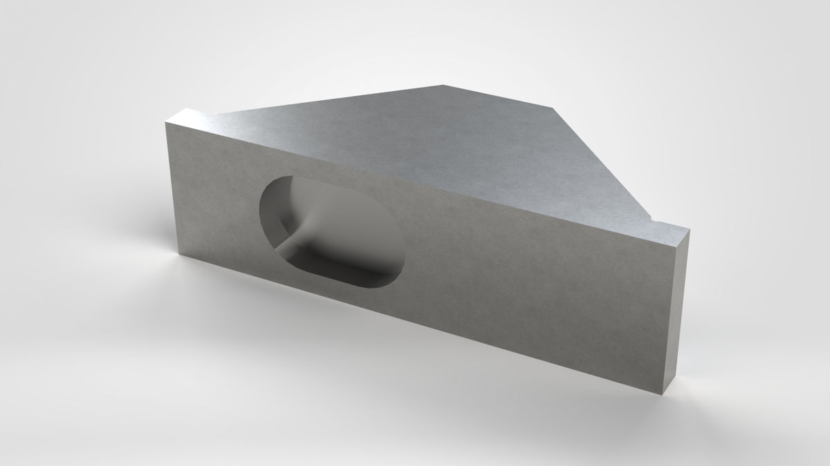 Stützblech für Gegenmesser, 90x35x26, Ausführung 65, Lindner ID: 210387