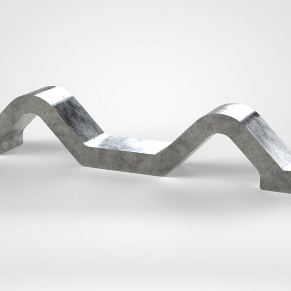 Support plate 327x58x40, base for scraper comb, Lindner ID: 39056