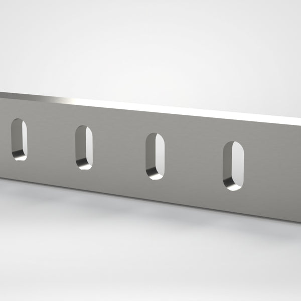 Stator Knife 540x100x20, 6x slots 50x23, double-sided cutting edge 80°, reversible