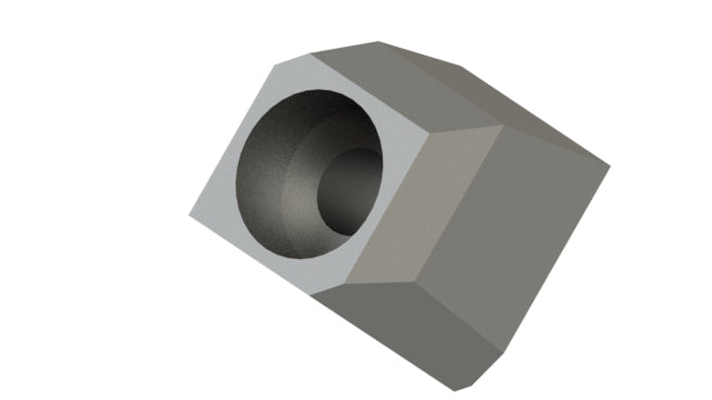 Kronenhalter 40x39x39, für 40er Weima Schneidkrone, 1x Befestigungsloch für M12