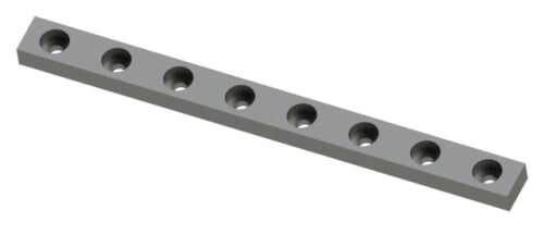 Klemmplatte 794x65x36, 8x Stufenbohrung Ø45/Ø22