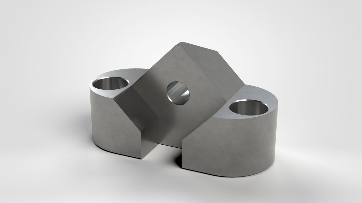 Crown Holder 109x60x49, for 40 Zeno cutting crown, 3x mounting hole for M12