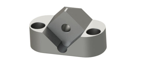 Kronenhalter 109x60x54, für 40er Zeno Schneidkrone, 3x Befestigungsloch für M12