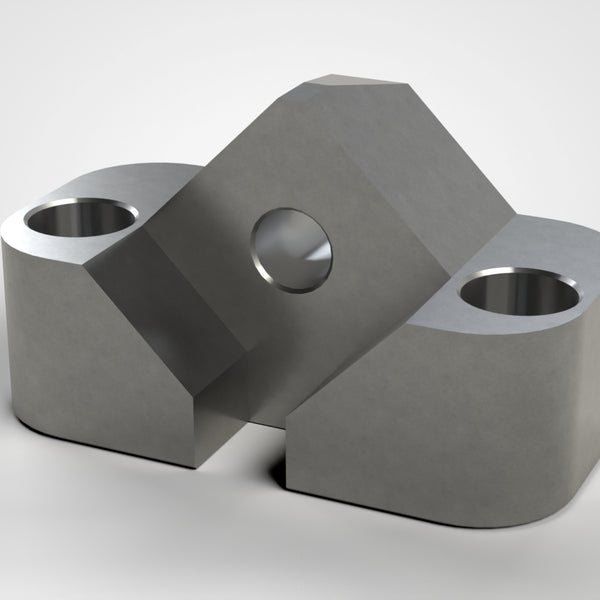 Crown Holder 155x89x79, for 60mm Zeno cutting crown, 2x mounting holes for M16, 1x mounting hole for M20