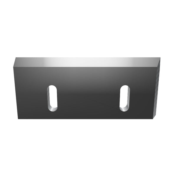 Rotor Knife 210x90x16, 2x oblong hole 40x14, cutting edge 50°/7°, 2x thread M8, beveled right