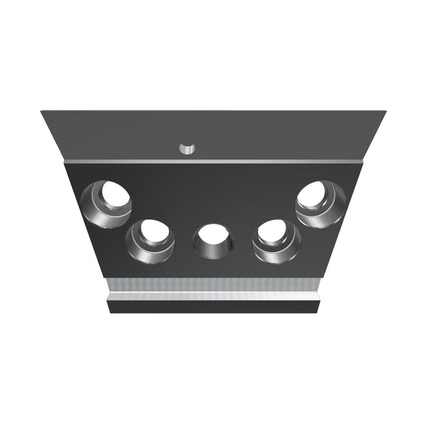 Messerhalter Erema, Unterteil 123x85x35, 1.7225, nitriert auf 60HRC