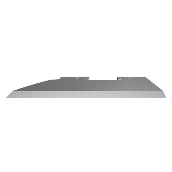 Erema Rotormesser (Schabermesser) links, 92x45x3, 2x Befestigungsloch,links geschrägt