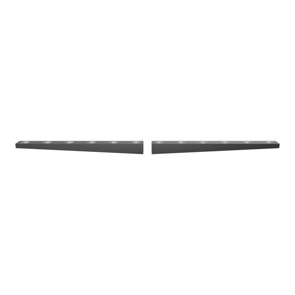 Statorklemmplatten 2teiliger Satz HINTEN, 1498(2x749)x63/26x70, insgesamt 12x Stufenbohr. Ø50/Ø22, keilförmig, Herbold ID: 1019034600 (S355) oder Herbold ID: 1019034620 (Hardox)