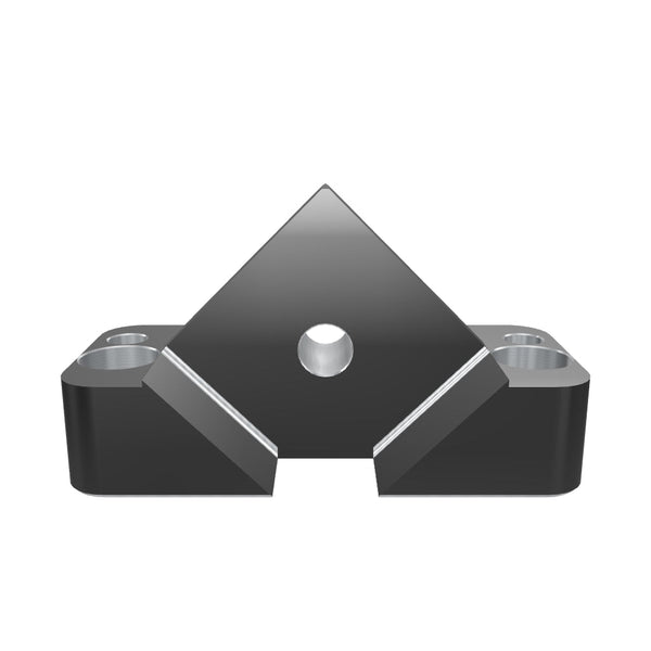 Crown holder 300x130x168, 2x M16 thread, for 140 core bit, 3x mounting holes for M30