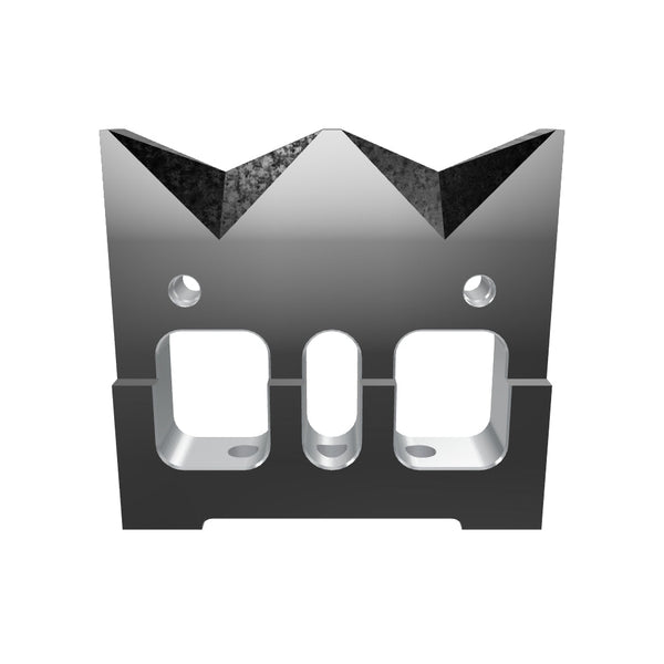 Gegenmesserschlitten 345x319x50/67, 2x Gewinde M24, 3x Gewinde M30, Gepanzert, Lindner ID: 33818