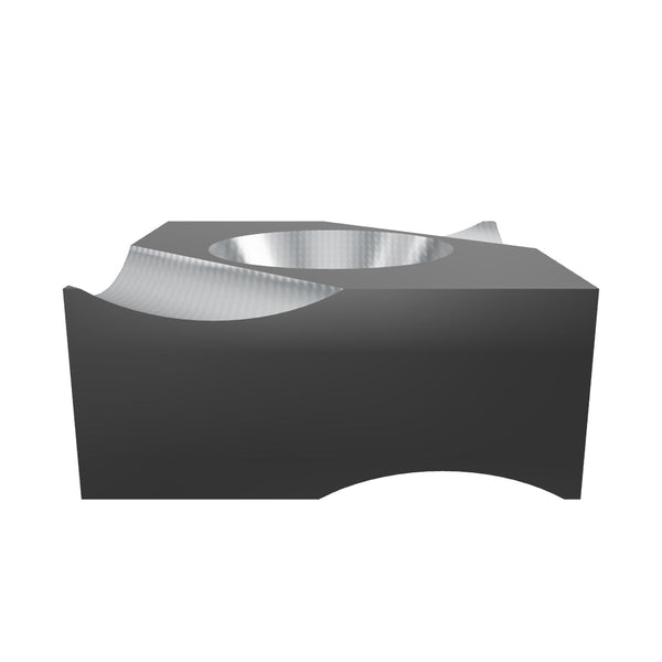 Rotormesser 65x65x28, beidseitige Senkung, wendbar, gegenüberliegende Ecken konkav, Lindner ID: 207681