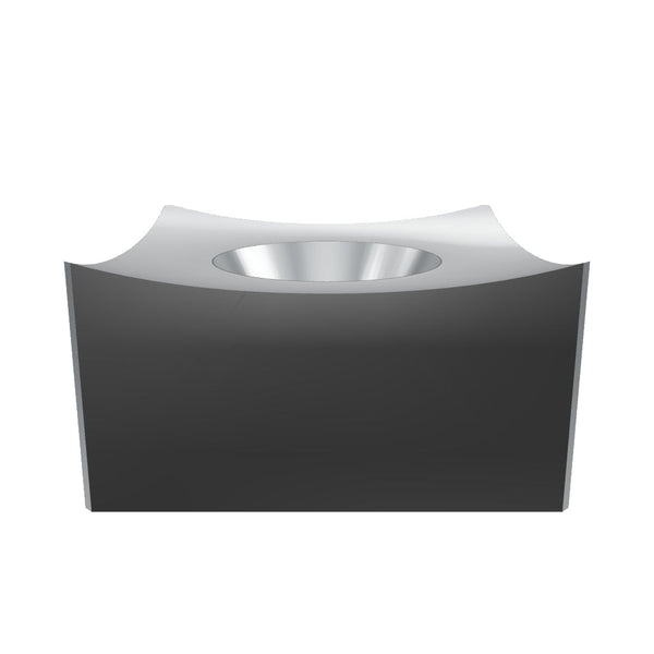 Rotormesser 87X87x45, einseitige Kegelsenkung, Ecken gefast, Lindner ID: 42603-9