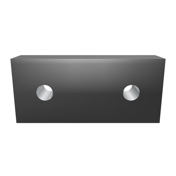Square Knife 172x77x38, 2x thread M20, Lindner ID: 292433-9