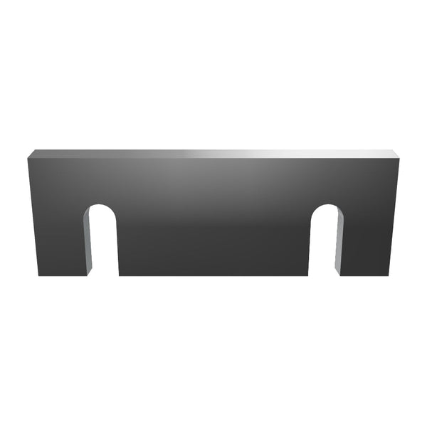 Stator Knife 198x70x13, 2x slot 42x18, no adjustment threads, cutting edge 78°