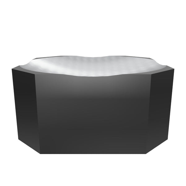 Schneidkrone 60x60x28,5, 8-eckig, 1x Gewinde M18 mittig, Breite 68,8, mit Hohlkehle, abgeflacht
