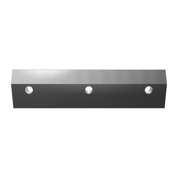 Klemmplatte Rotormesser, 362x90x20, 3x Gewinde M20, einseitig 30° Schräge