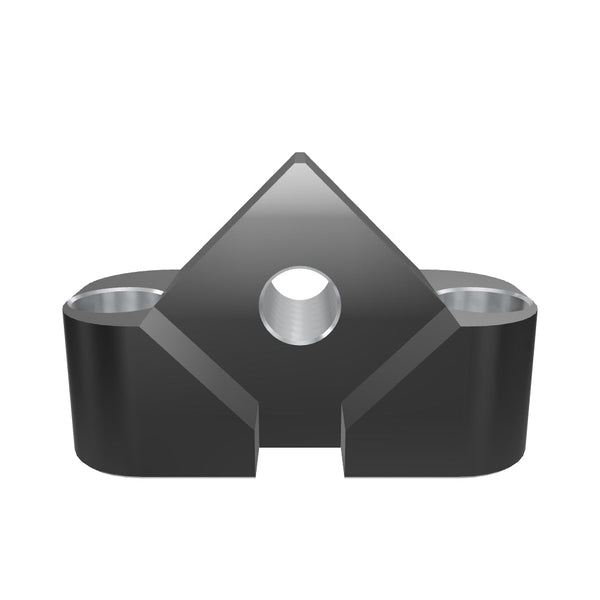 Crown Holder 139x86x69, for 60mm Zeno cutting crown, 2x mounting holes for M16, 1x mounting hole for M20